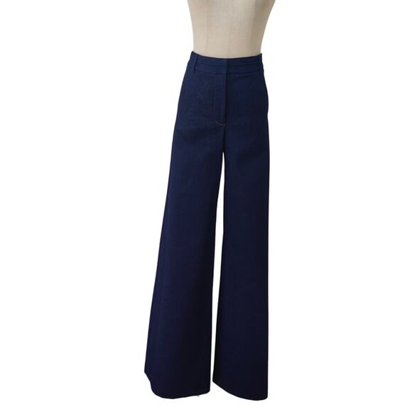 Veronica Beard Crue Wide-Leg Denim Pant US 10 - Picture 8 of 12